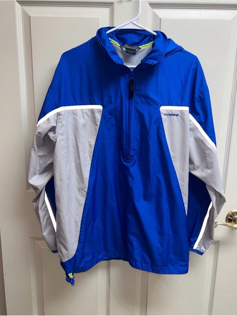 Vintage Nike 1/2 Half Zip Pullover Running Jacket Reflective Mens Size Medium